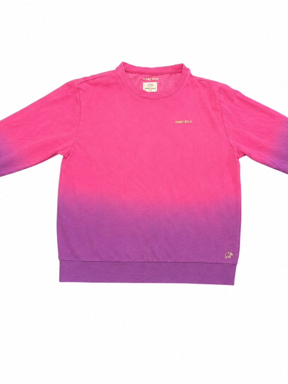 💗 IVORY ELLA PINK & PURPLE OMBRÉ ELEPHANT SWEATSHIRT 💜 free